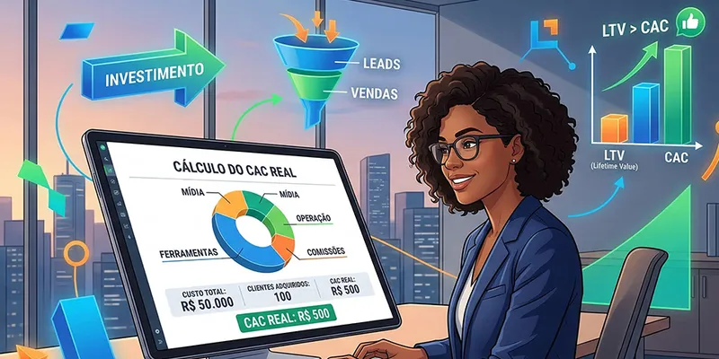 CAC Real: Como Calcular o Verdadeiro Custo de Aquisição de Cliente